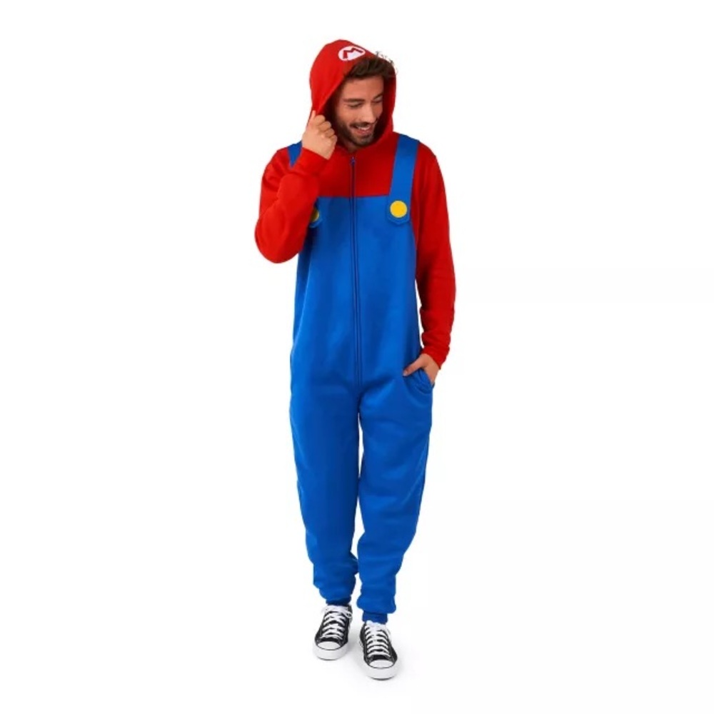 Super Mario Bros. Jumpsuit/Costume - Adult Mens